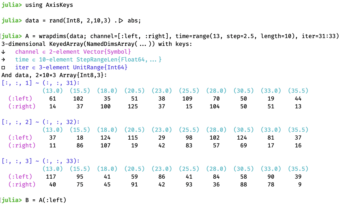 terminal pretty printing