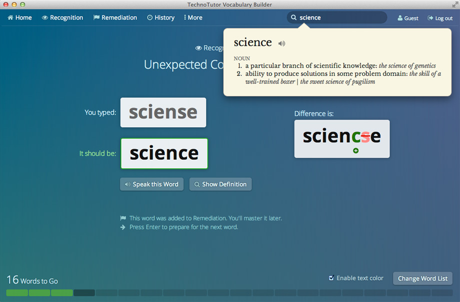 Vocabulary Builder Dictionary