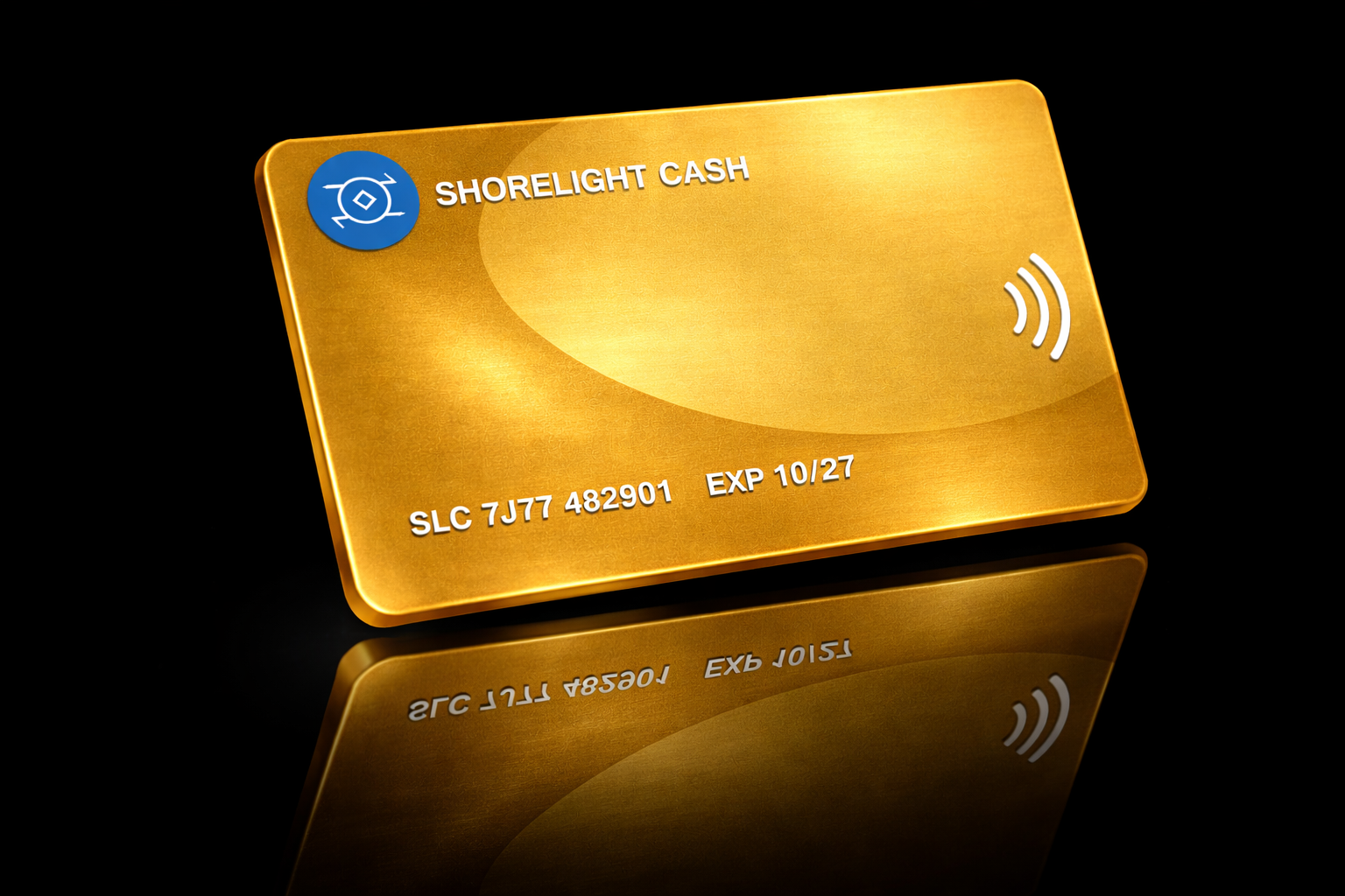 Shorelight Cash Gold 3D Card