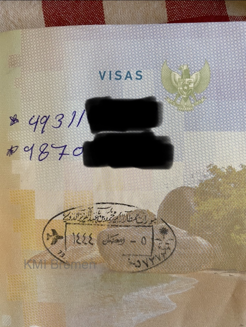 Border Number dan Visa Number