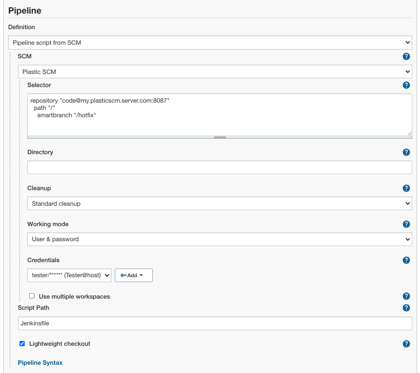 Pipeline script from SCM