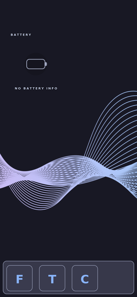 dark battery absent