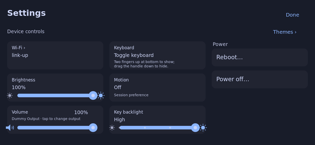 settings slider board grim