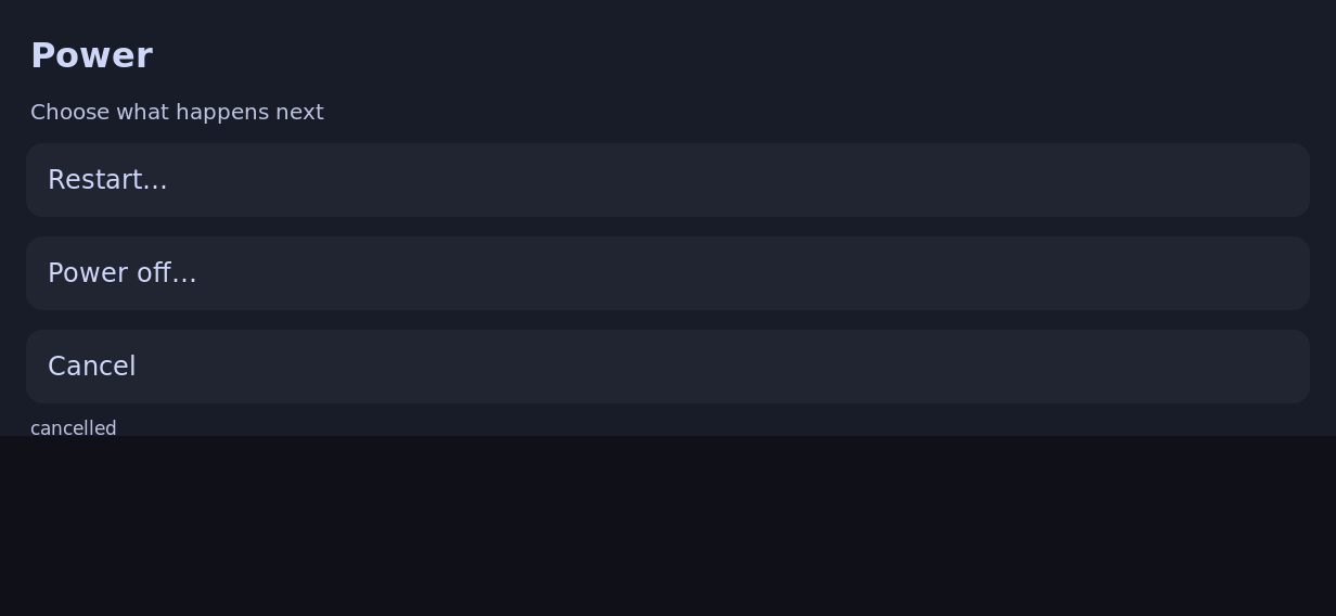 after cancel grim