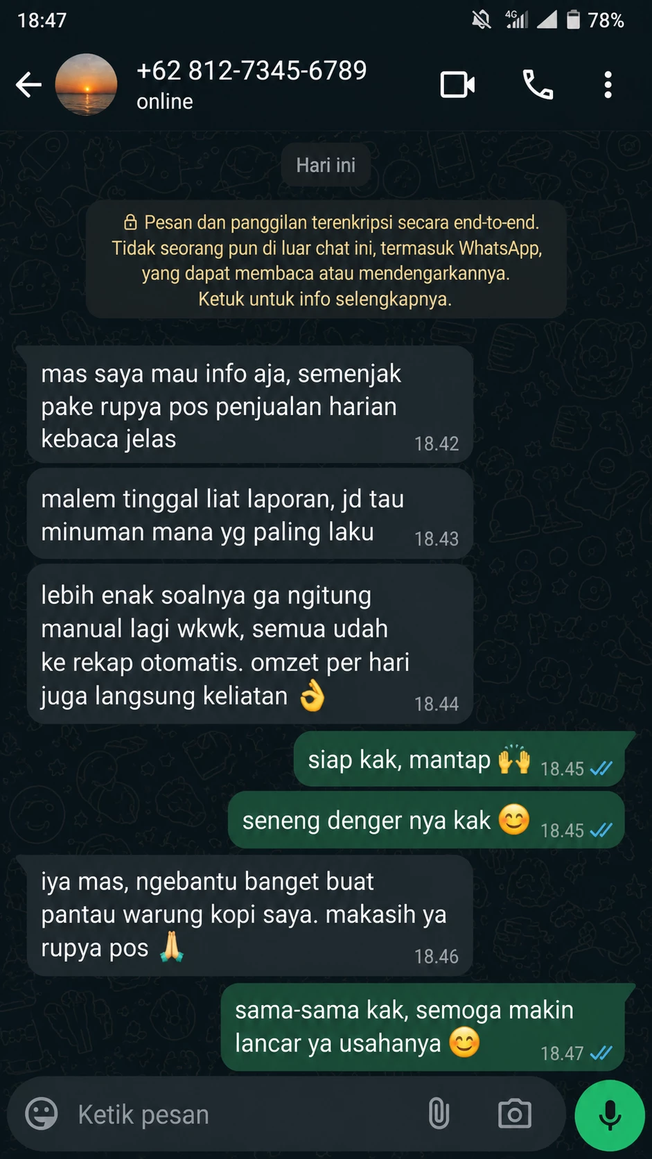 Testimoni WhatsApp 13