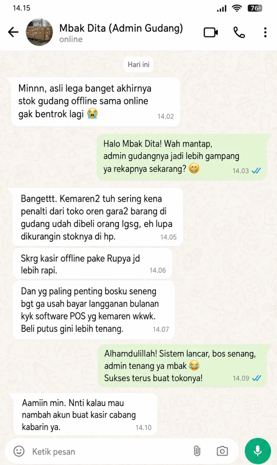 Testimoni WhatsApp 8