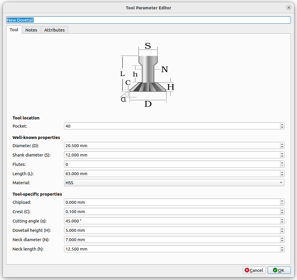 Tool Editor