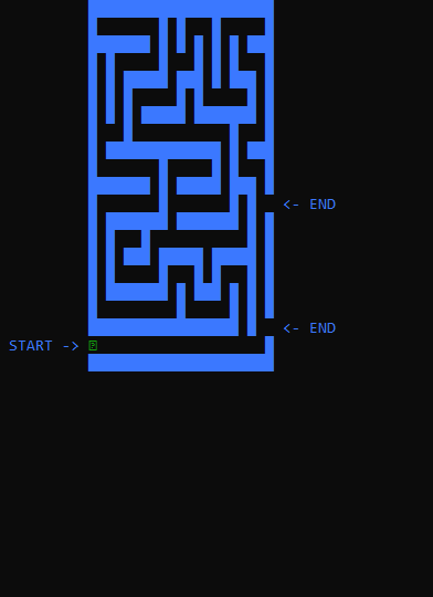 Maze output