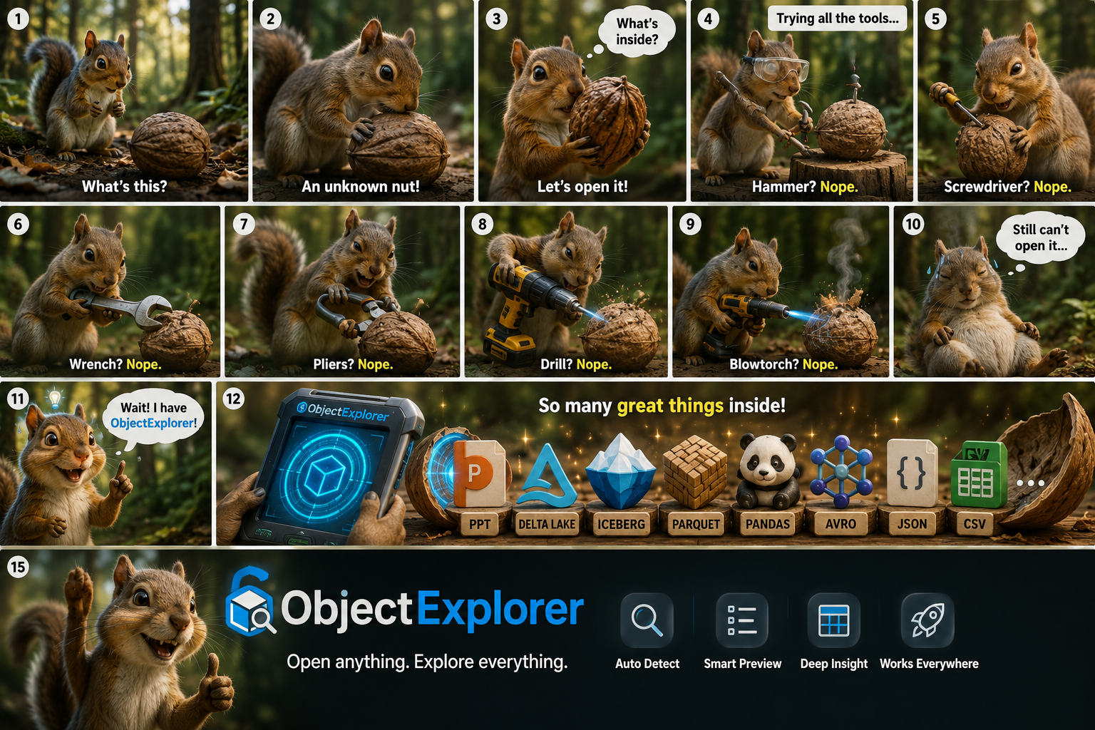 Forty seconds of ObjectExplorer