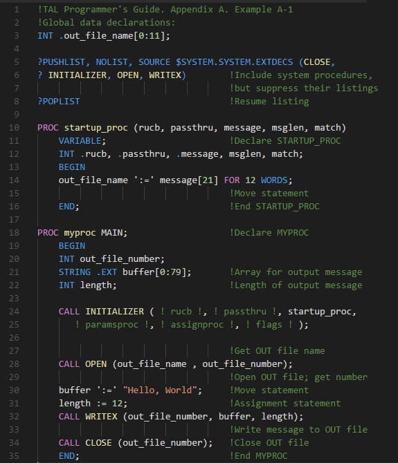 visual studio code editor syntax highlighting edi