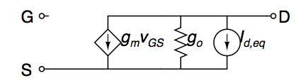 MOSFET NMOS Companion Model (source)