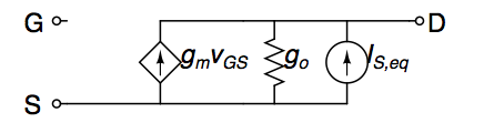 MOSFET PMOS Companion Model (source)