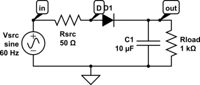Half-Wave Rectifier Circuit Diagram