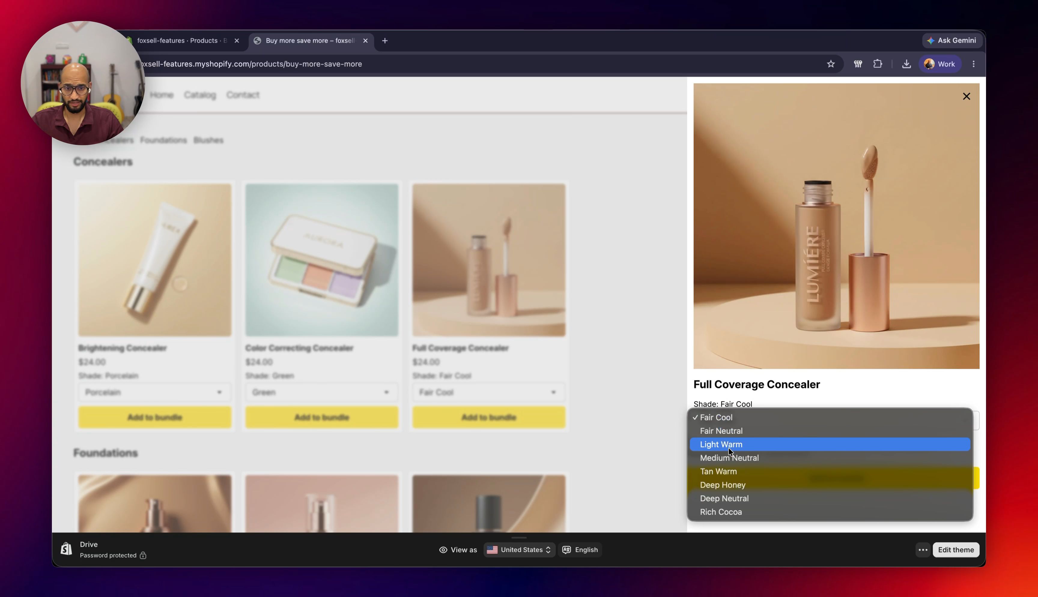 Test the Tiered Bundle Builder storefront experience