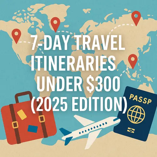 7-Day Travel Itineraries Under $300 (2025 Edition)