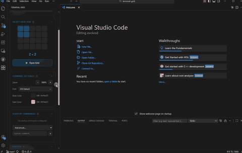 Terminal Grid - Visual Studio Marketplace