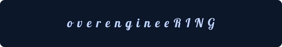 overengineeRING logo