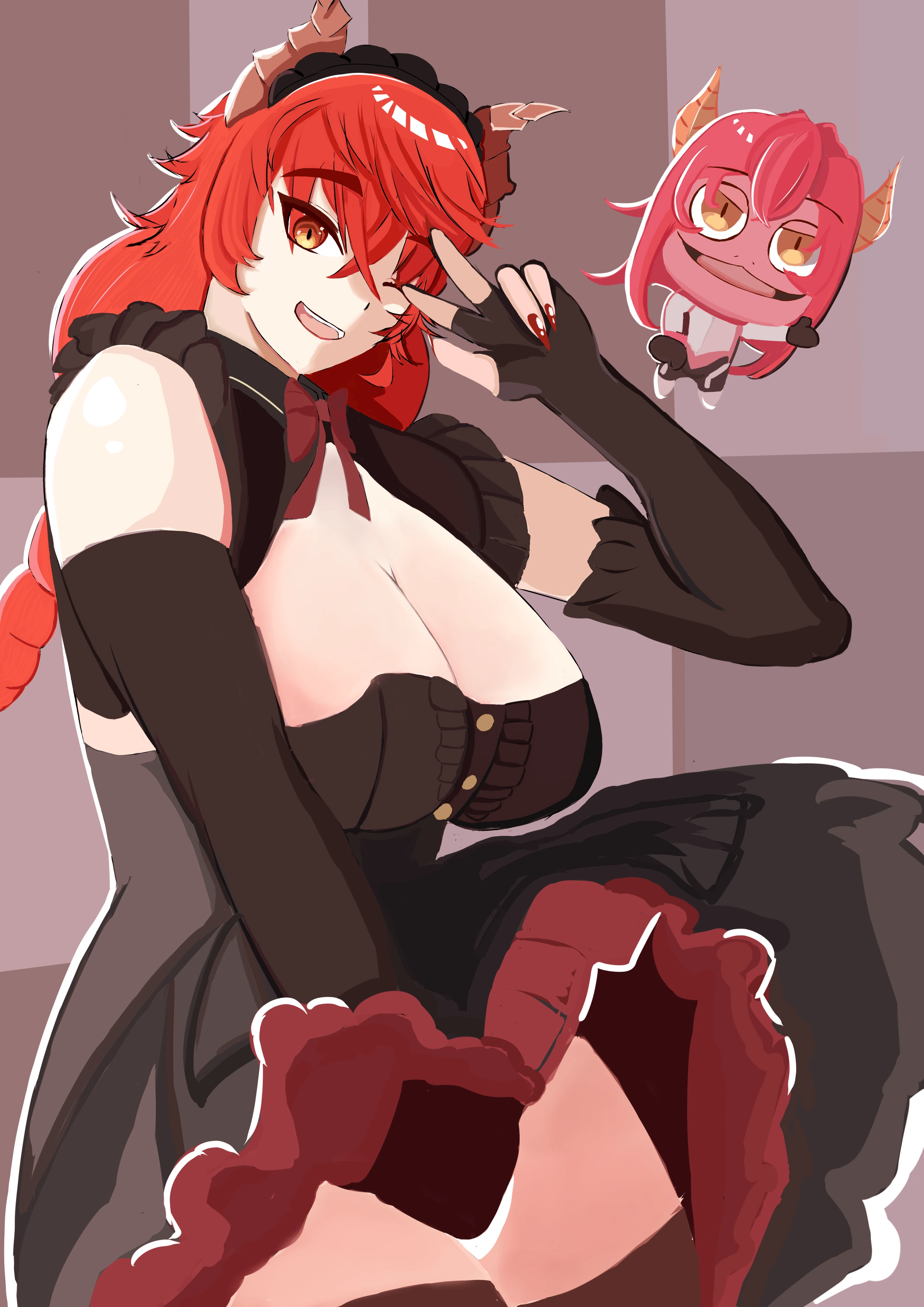 VTuber-style illustration