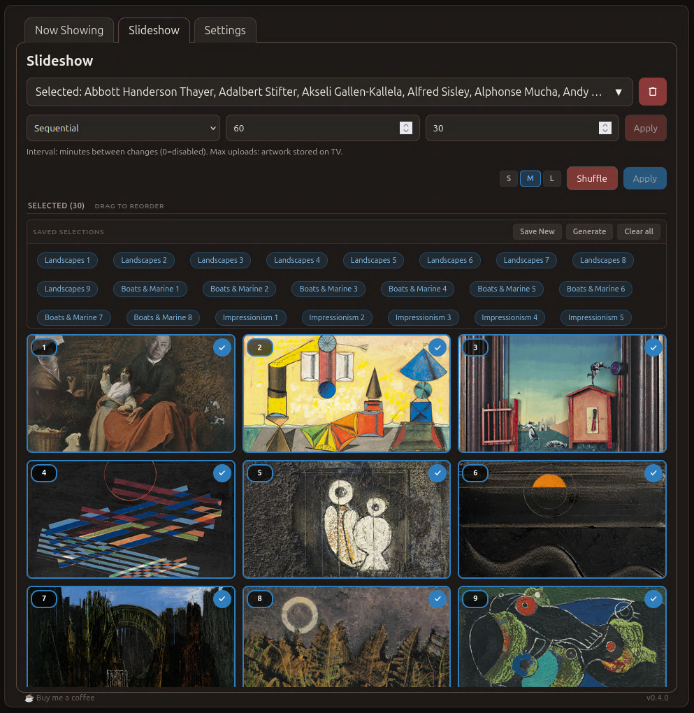 Web UI Slideshow