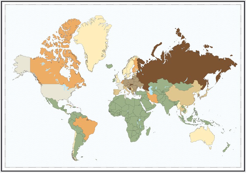 Карта 3000 лет