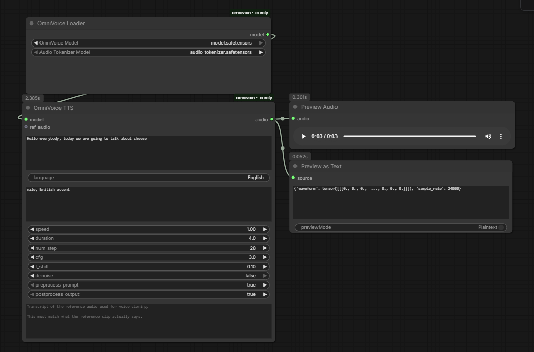 Example workflow