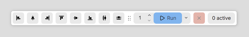 Toolbar preview