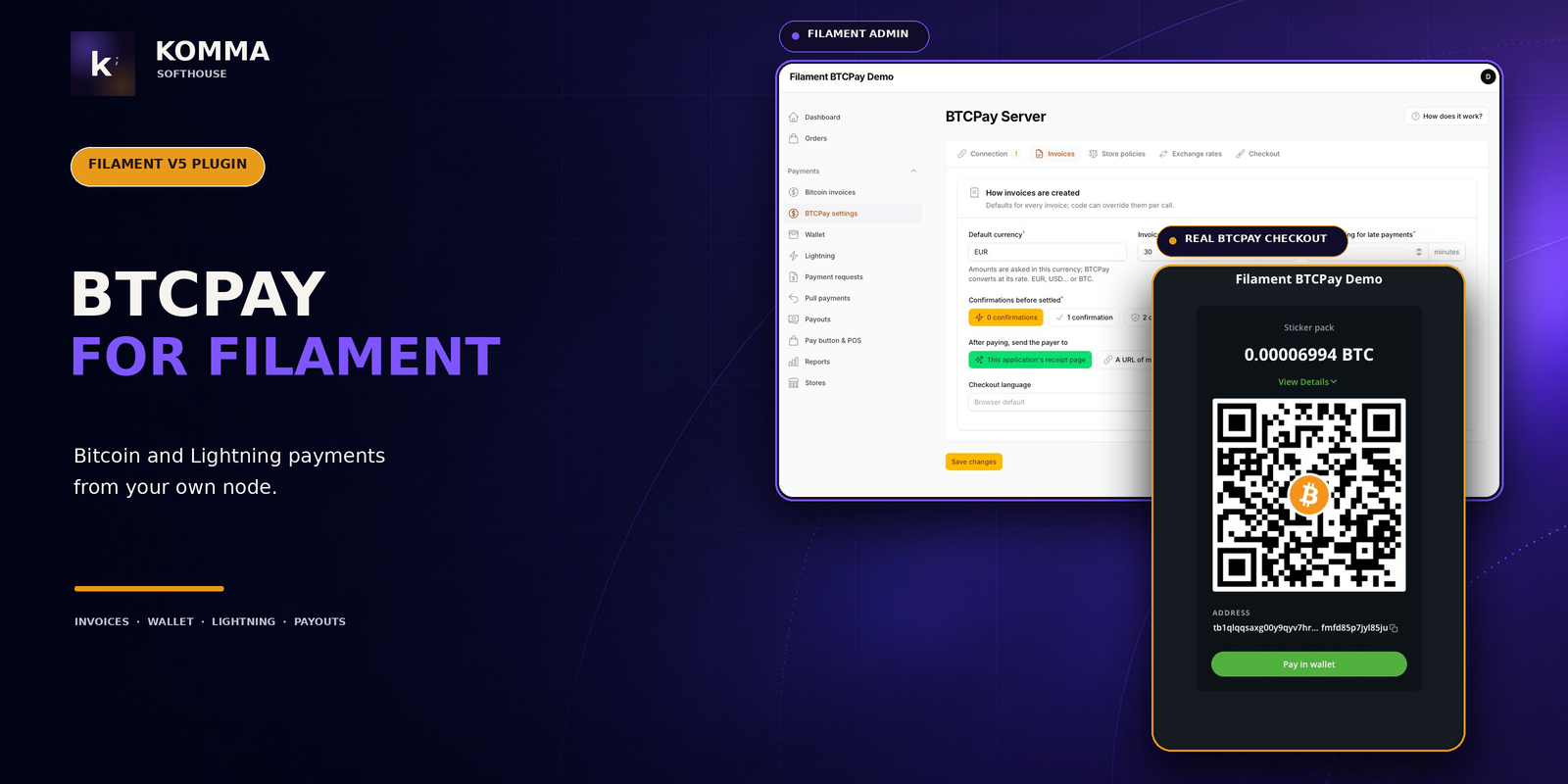 Filament BTCPay