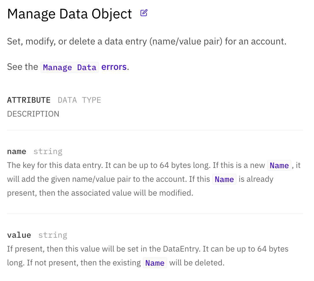 AttributeTable with Type