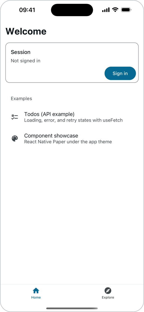 Home screen in light mode on an iPhone