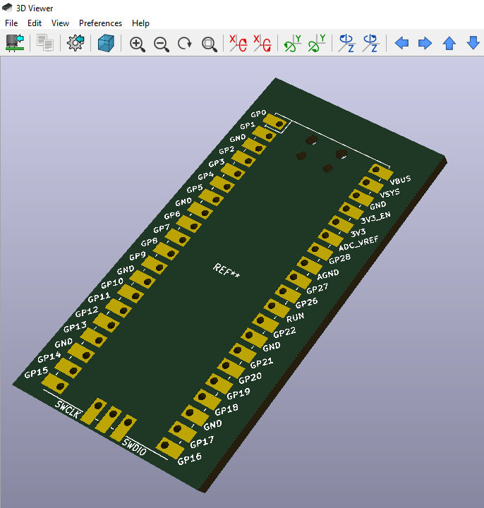 footprint without 3D visual screenshot