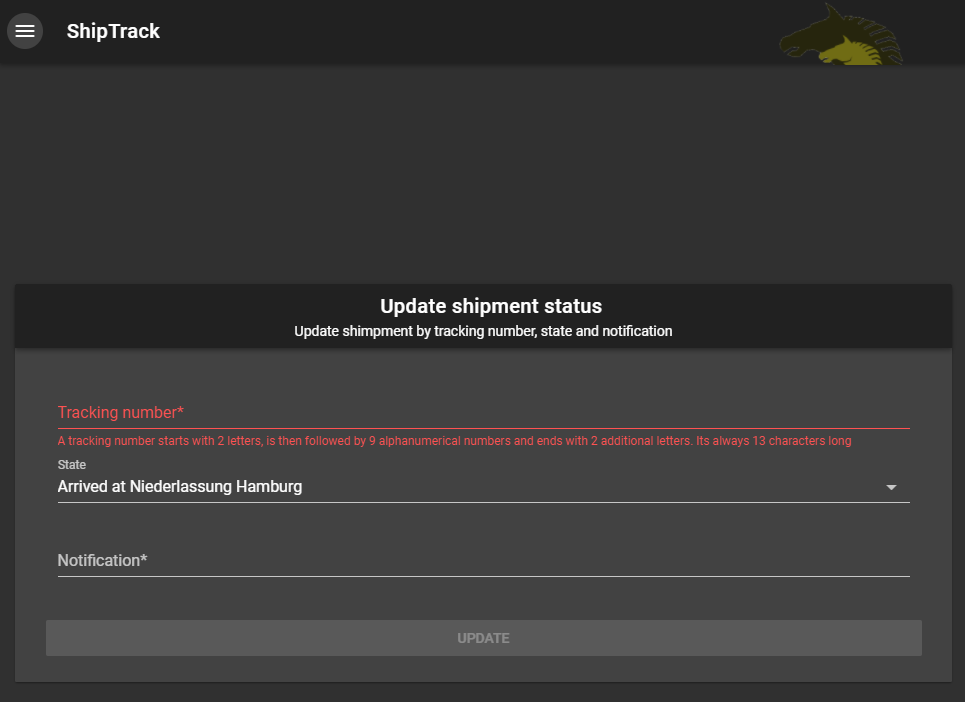 GitHub - konstantinsteinmiller/shipment-tracking: Shipment tracking via ...