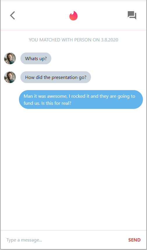 GitHub - konstantinsteinmiller/tinder-clone: tinder clone created with ...