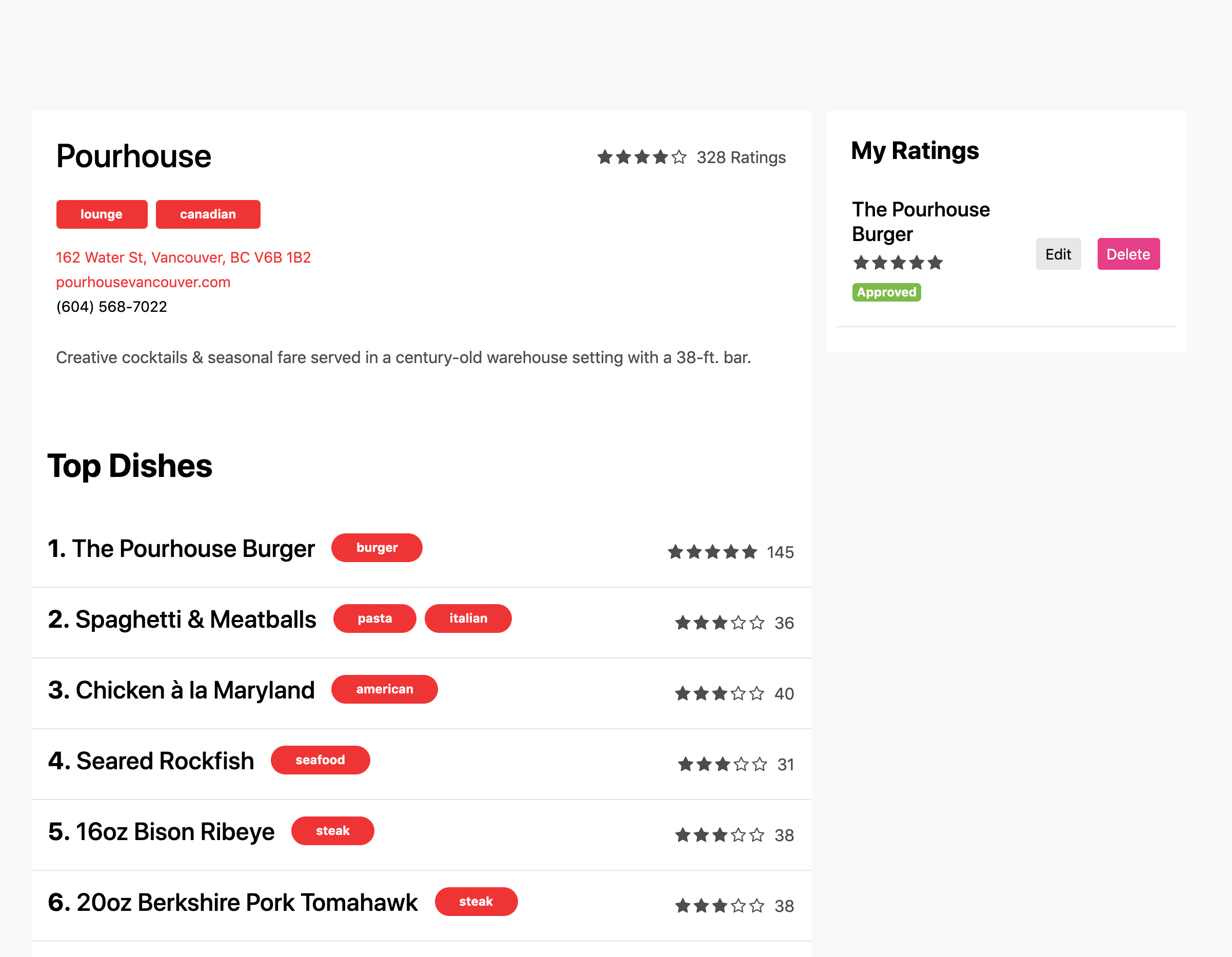 GitHub - kooner362/FoodieApp: Foodie is a full stack web app that ...