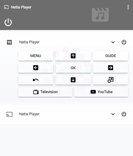 Media Player in Home Assistant