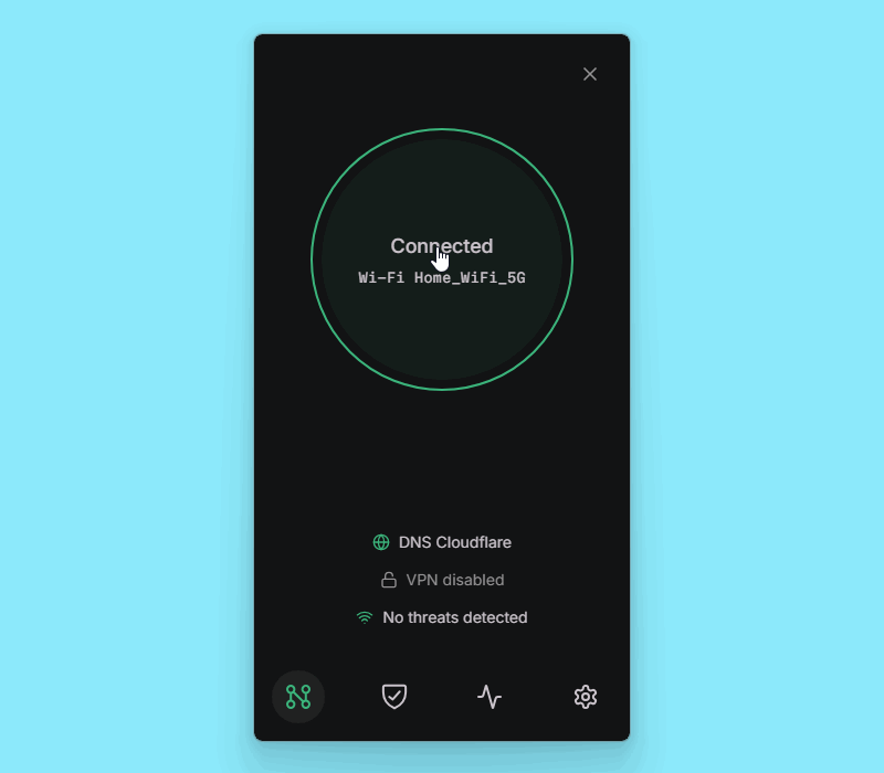 Netok diagnostics — step-by-step connection check