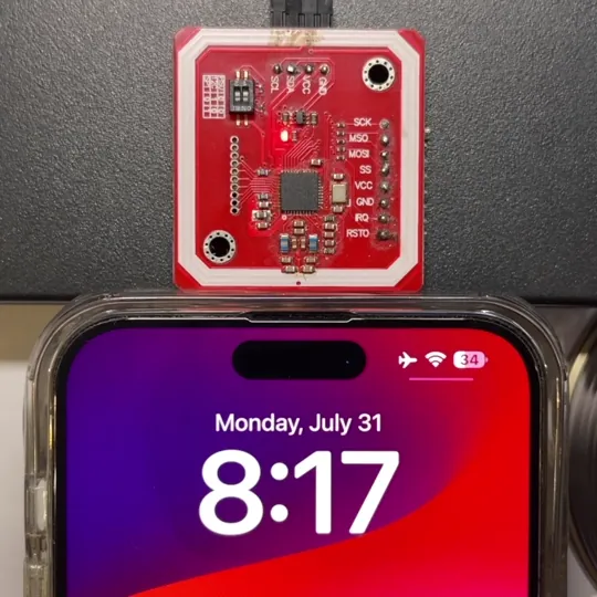 ![Reading a Home Key from an iPhone with a PN532]