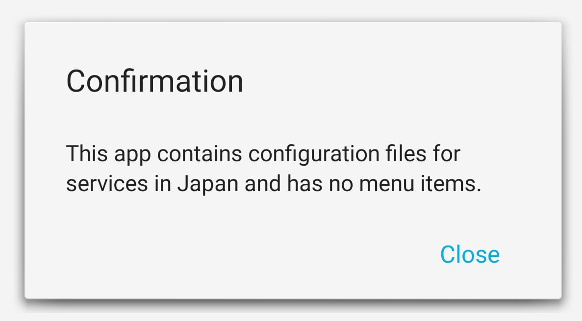 ![Error message which signals that your device does indeed support Osaifu-Keitai but it is disabled]