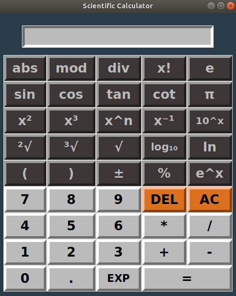 Tkinter Calculator