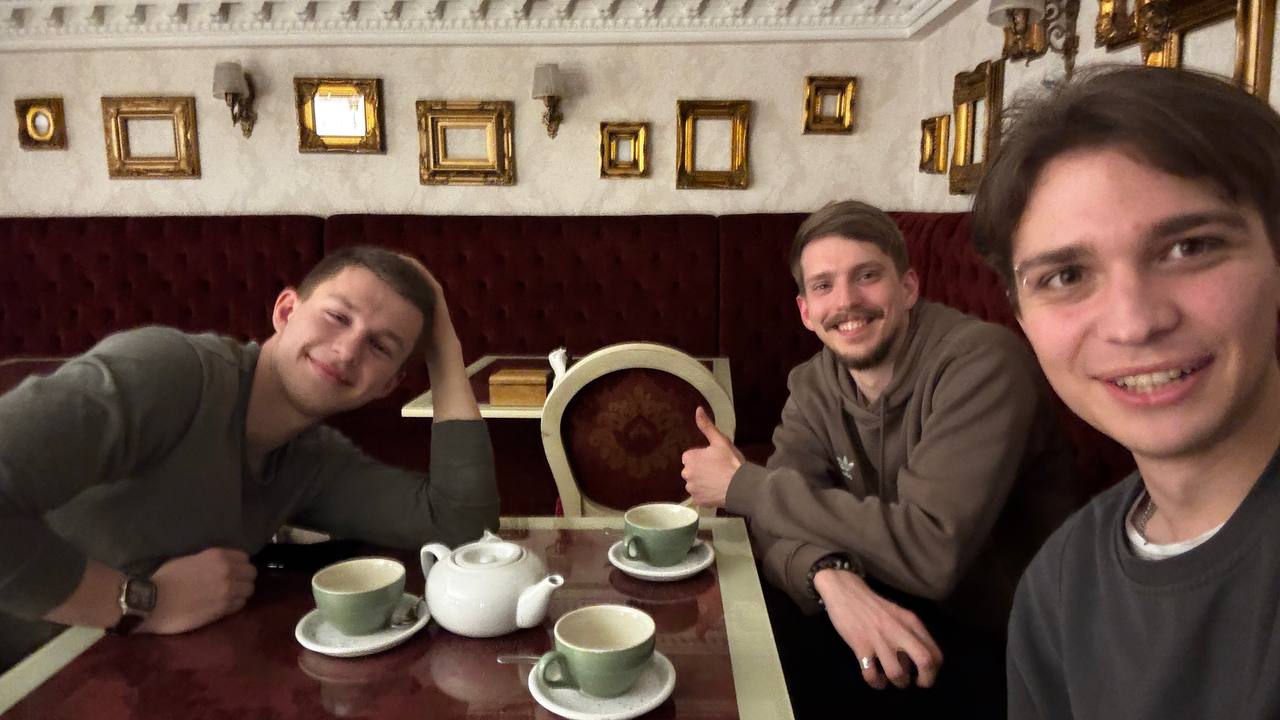 Personal meetings over coffee with the students
