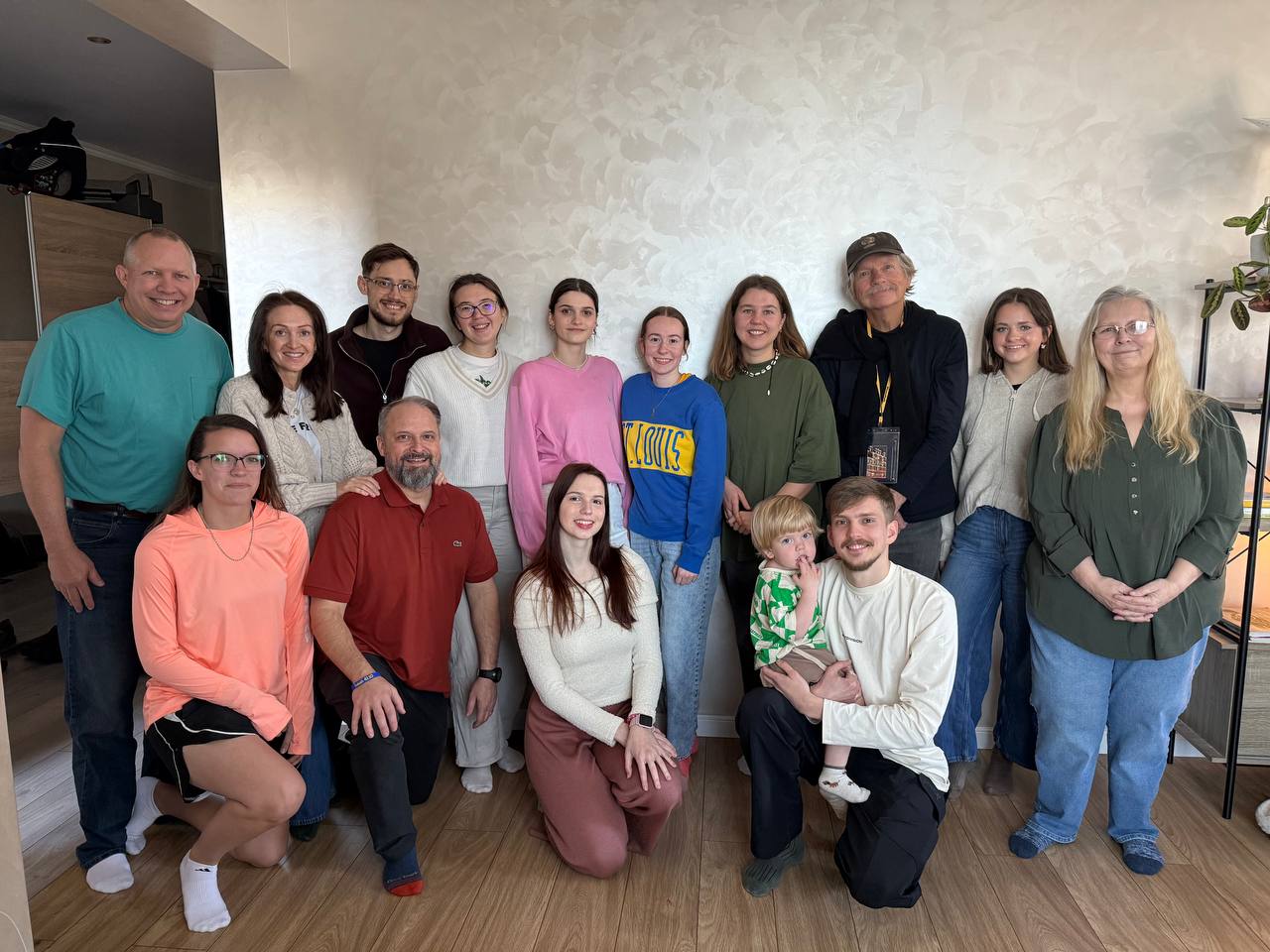 Our ministry team with visiting partners from the US