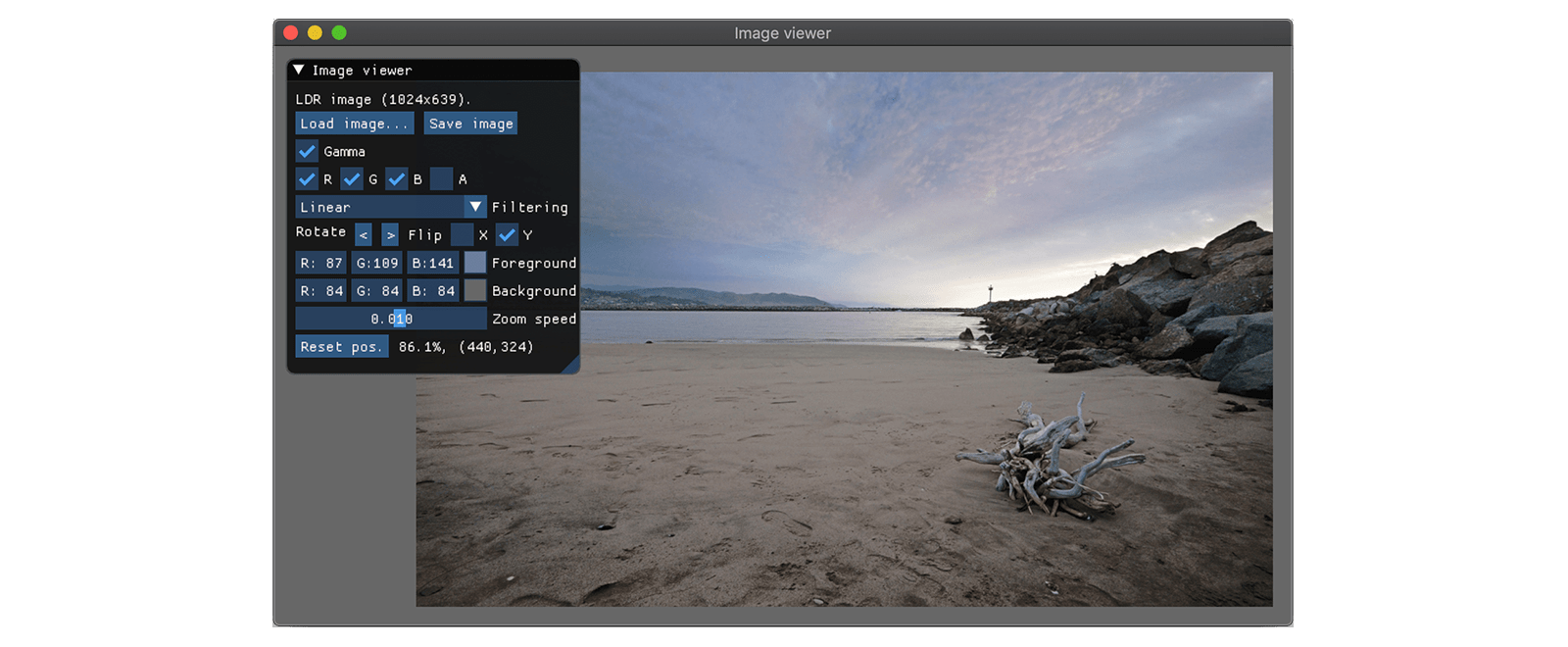 Image viewer preview