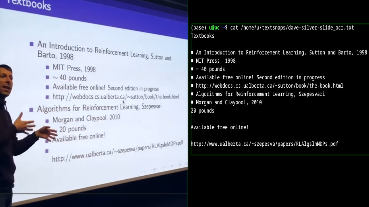 textsnap demo