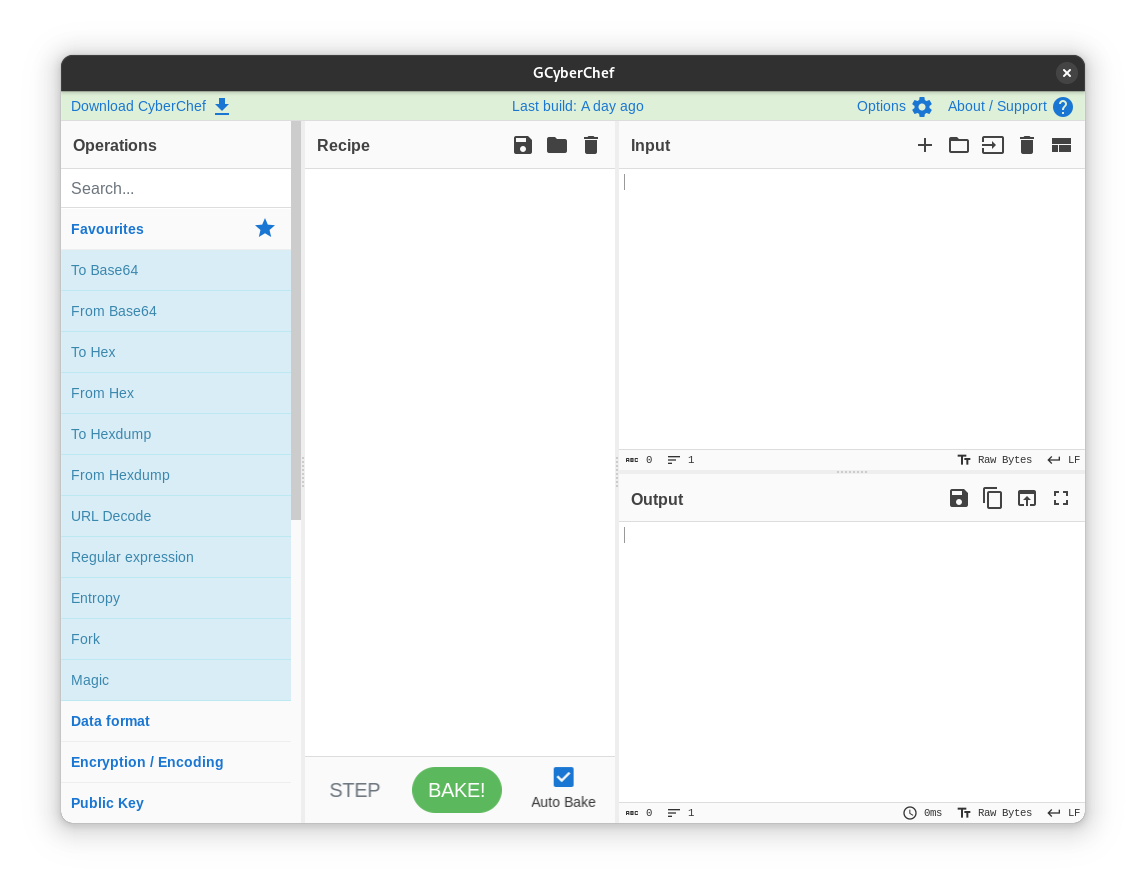 GCyberChef screenshot