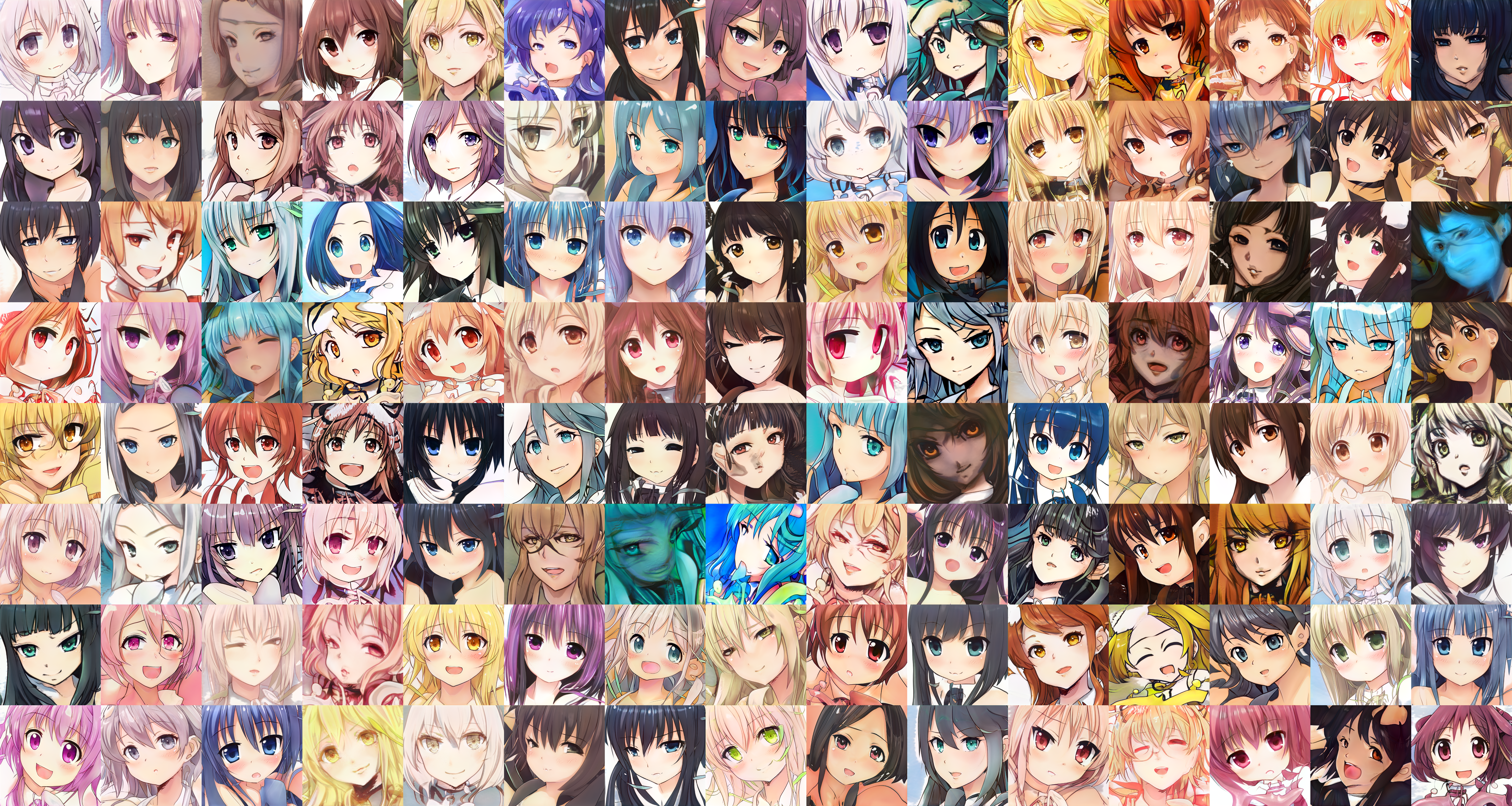 Anime Faces using StyleGAN2 ADA