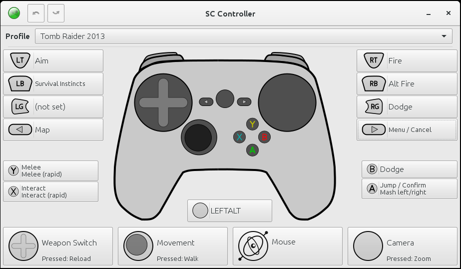 make a shortcut for the steam controller editor