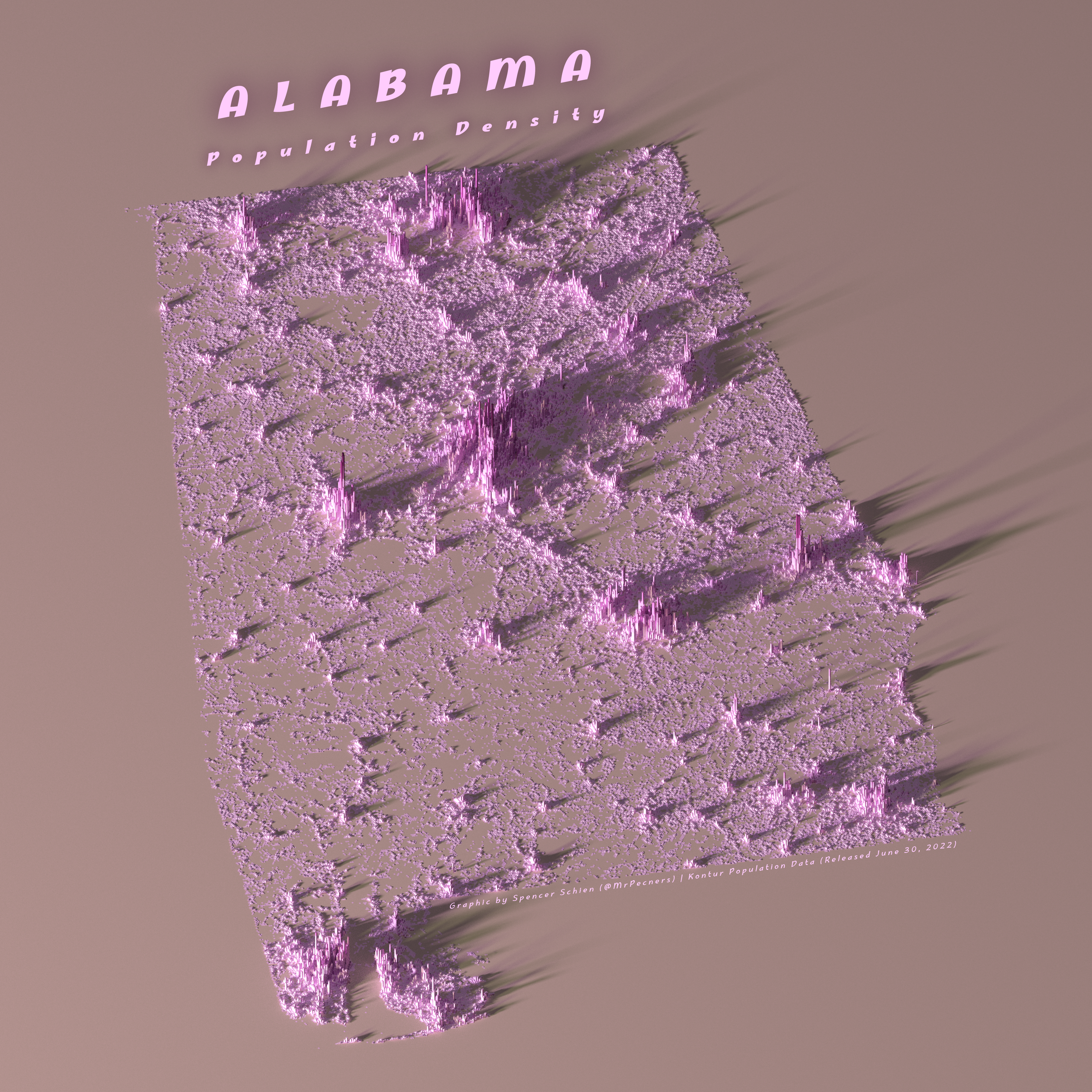 Alabama Population Density