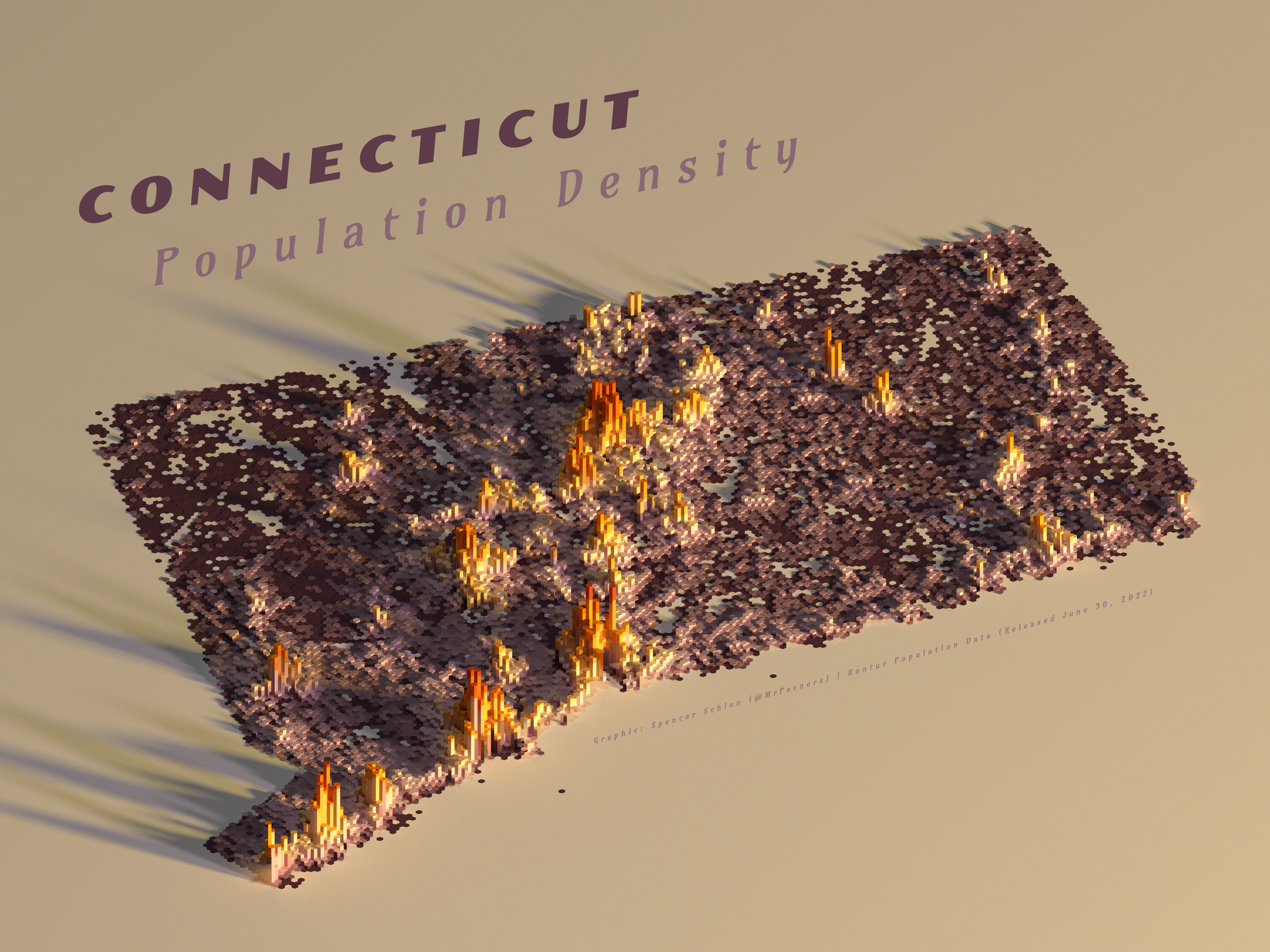 Connecticut Population Density