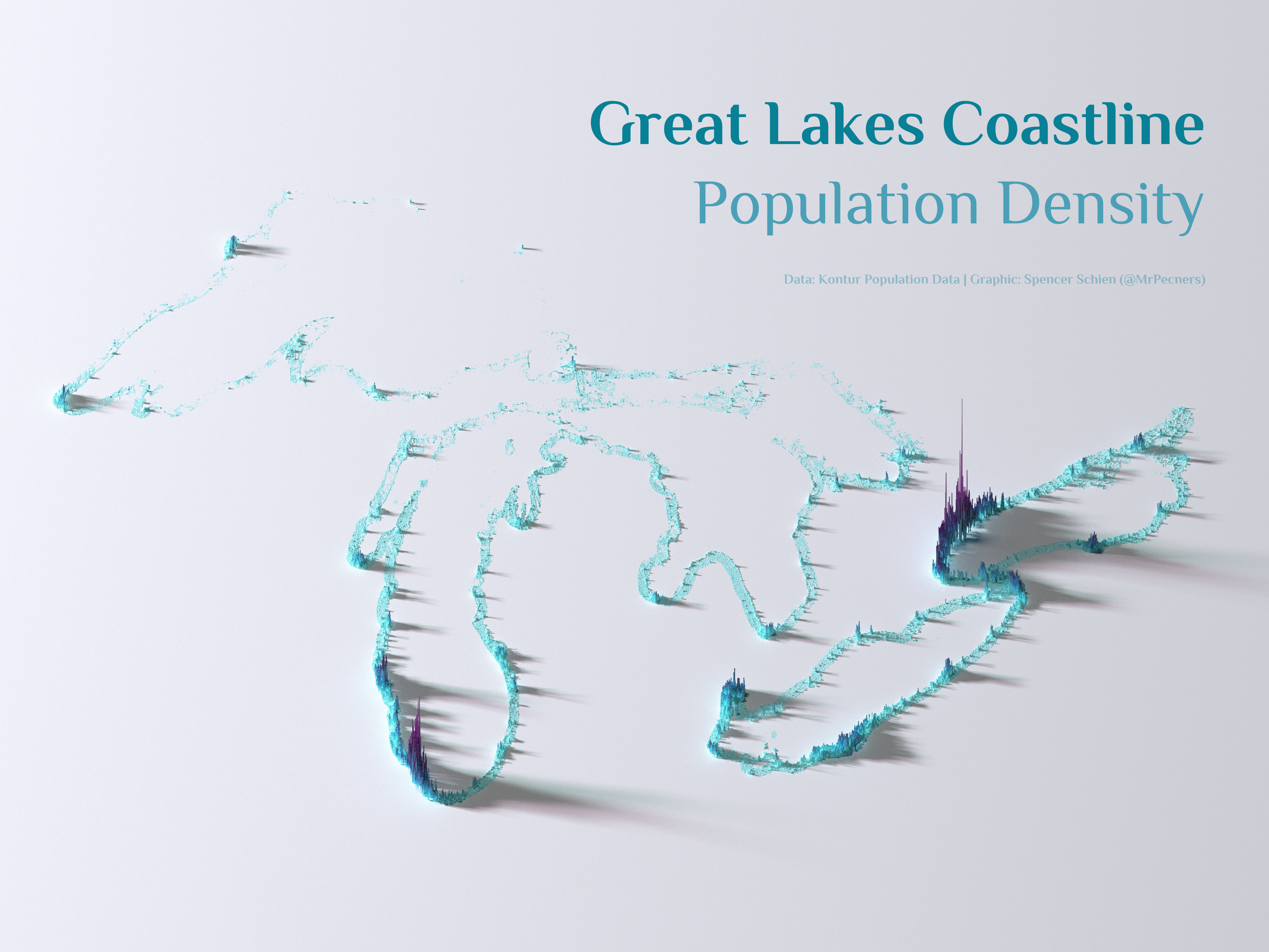 Great Lakes Population Density
