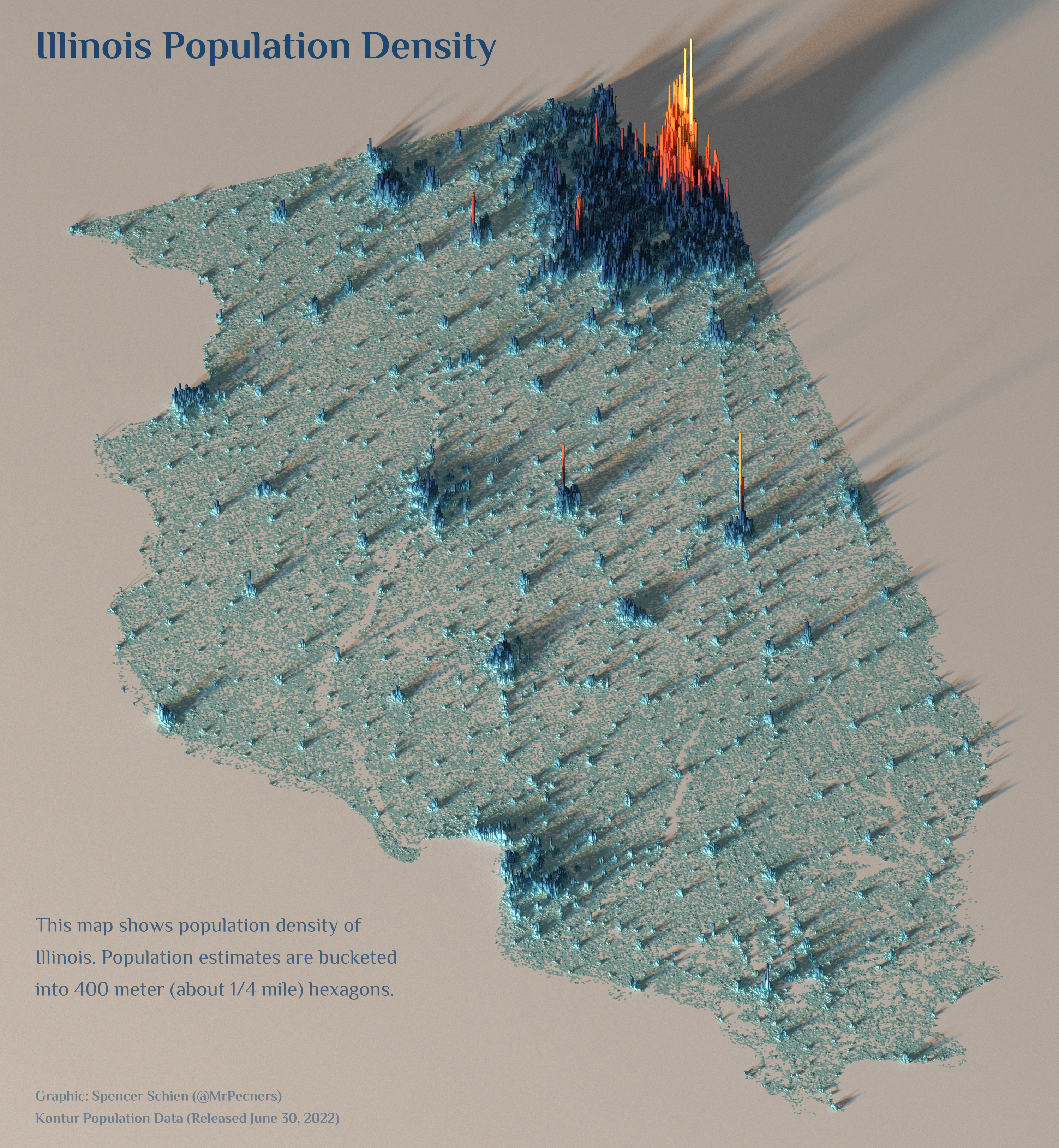 Illinois Population Density