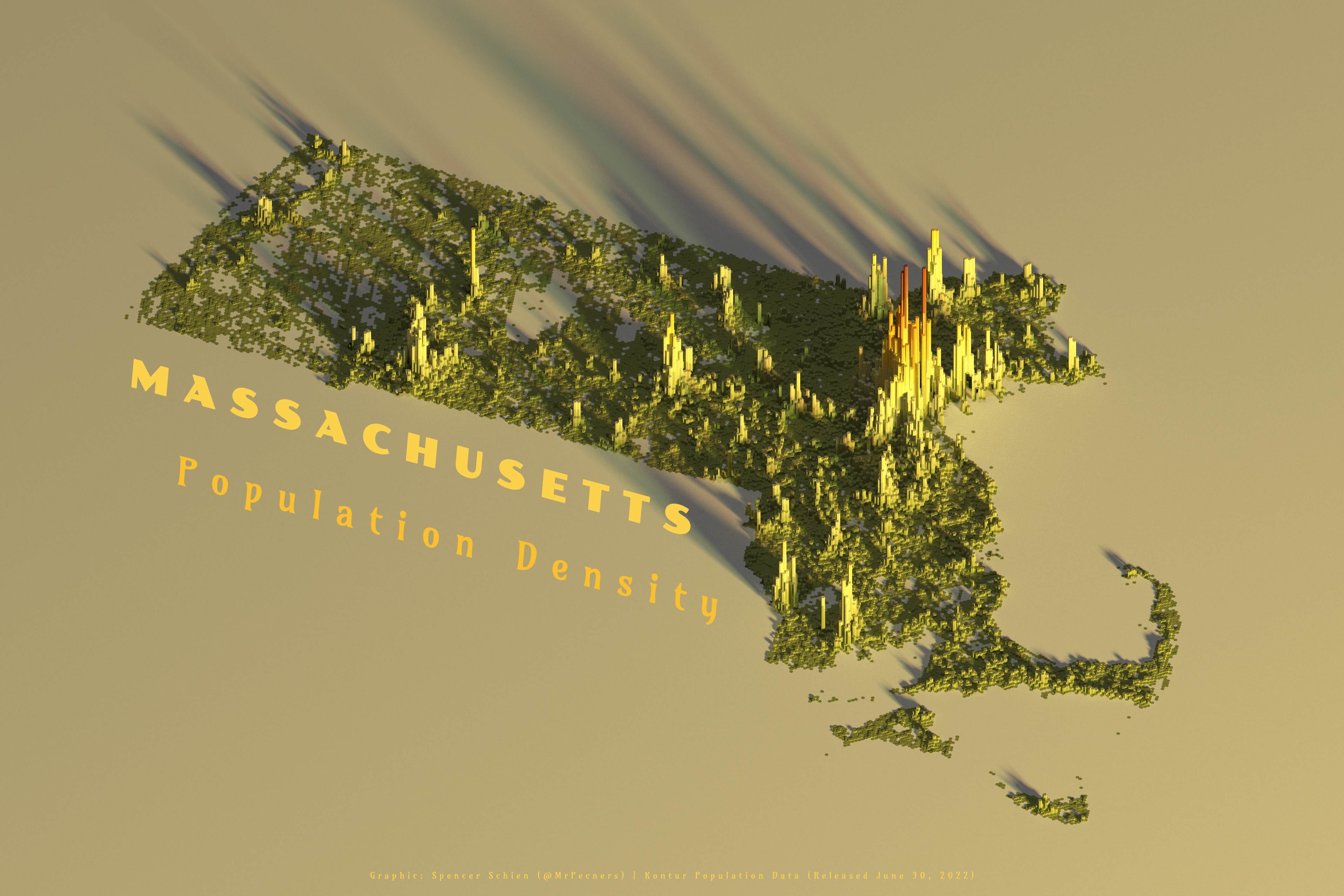 Massachusetts Population Density